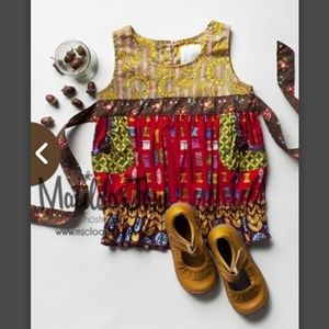 Matilda Jane bubble top boho chic girls size 12 ruffle